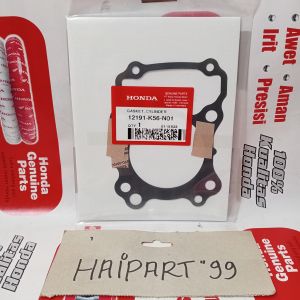 Paking blok seher paking kertas paking gasket paking bawah gasket cylinder supra gtr 150 sonic 150 cb 150r  Original honda 12191 K56 N01