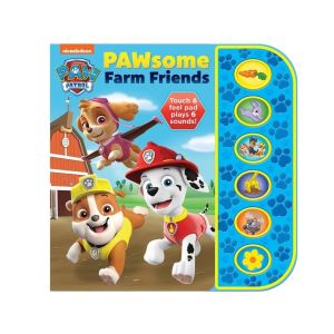 Paw Patrol Sound Book Pawsome Farm Friends for Kids & Toddlers with Touch & Feel Sound Pad