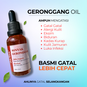 Minyak Geronggang – Solusi Gatal Selangkangan dan Kulit Sensitif