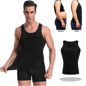 BODY SHAPER MEN SLIMMING CORSET LOST WEIGHT VEST SHIRT CORSET GYM CLOTHING