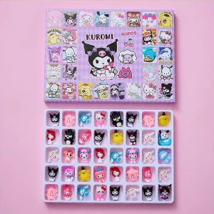Kids Keychain Surprise Toy Box Cute Cartoon 40PCS Keychain Blind Box Toys Surprise Mystery Toy Doll