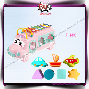 Happy Music Bus Wire Alur Kawat Xylophone Mainan Edukasi Anak Bayi