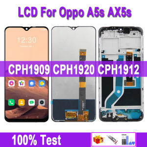 6.2"Original LCD Display For Oppo A5s AX5s CPH1909 CPH1920 CPH1912 LCD Display with Frame Touch Screen Digitizer Assembly Tools Glue