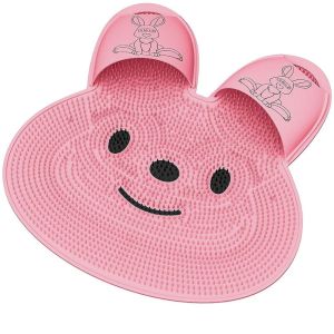 LIANG Sáng Tạo Thảm chà chân nhà tắm Hộ gia đình Dễ thương Thảm chà chân Bền Có ống hút Đệm tắm mát-xa Máy rửa chân