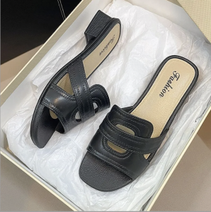 FH Women Sandals Summer Slip-On Casual Korean Beach Soft Bottom Anti-Slip LXS-2588