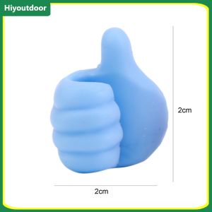 Waterproof Self Adhesive Decorative Thumb Hooks for Walls Door Towel Keys Cable Hooks for Bathroom Kitchen Use