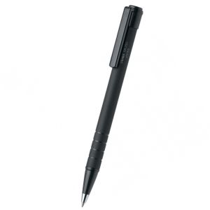 Bút bi Pentel BK250 dạng bấm ngòi 0.7mm thiết kế vỏ đen cao su viết trơn mượt