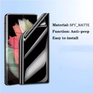 TECNO SPARK 20 PRO SPARK 20 PRO + SPARK 20C SPARK 20 NFC ANTI GORES HYDROGEL SPY PRIVACY HITAM GELAP DELAPAN LAYAR SCREEN GUARD PLASTIK JELLY PELINDUNG LAYAR BUKAN KACA