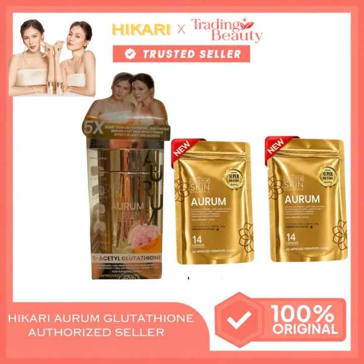 hikari aurum glutathione price philippines S-Acetyl 30caps with Emothion Komecera Florabella Extramel Hikari Ultra [ORIGINAL] AUTHORIZED ELLER Collagen Glutathione Capsules 30-Day Supply Hikari Glutathione - Lazada Explanation of Key Changes Size:singles Fast-absorbing skin lightening serum
