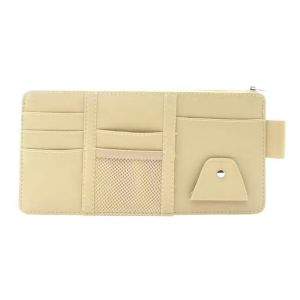 1PCS new hot selling car sun visor for multi-functional car glasses clip holder storage bag card P2558