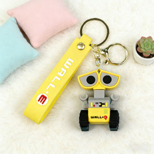 Rosy Recess Cute WALL·E and EVE Robot Keychains Cartoon Pendant for Bags and Keys - Perfect Gift for Fans