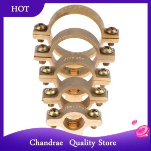 [Chandrae] Fit 15 22 28 35 40mm OD Tube Brass M10 Pipe Clamp Bracket Support Hanger Fixed
