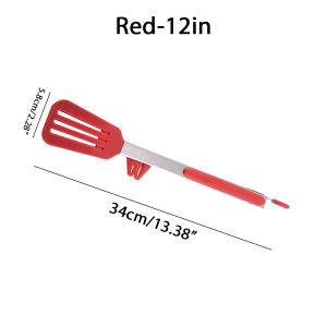 9in 12in Silicone Tong Food Clip With Stand Barbecue BBQ Grilling Tools Kitchen Accesories