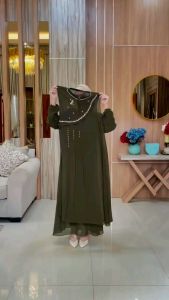 SAMIYAA SET OUTER/GAMIS PLUS OUTER LEPAS PASANG CERUTTY BABYDOLL