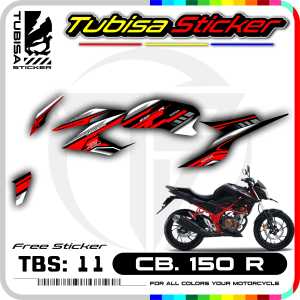 Sticker Striping Variasi CB 150 R - Stiker Striping Variasi List Motor CB 150 R Led. TBS.11