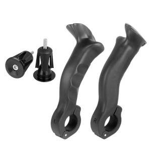 Xe đạp leo núi phó xử lý Nylon thanh tay cầm tay cầm xe đạp mở rộng tay lái chỗ đặt ngón cái điều chỉnh phần còn lại