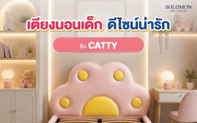 Solomon เตียงบล็อก เตียงเด็ก ไม้อย่างดี หุ้มหนังPVC 6 ฟุต 5 ฟุต 3.5 ฟุต เฉพาะเตียงนอน