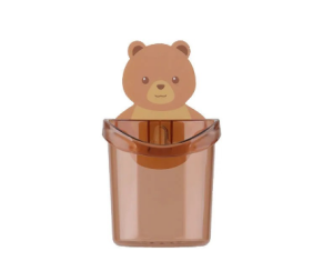 ที่วางยาสีฟันรูปหมีน้อย ที่วางแปรงสีฟัน หมีน้อย little bear toothpaste holder แก้วใส่แปรงสีน ชั้นวางของในห้องน้ำติดผนัง