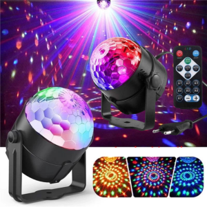 RAJA LAMPU DISCO HIAS LED RGB KAMAR PUTER BENTUK PANGGUNG PROYEKTOR DENGAN REMOT CONTROL 240V 6W