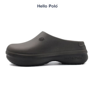 Hello Polo รองเท้าแตะ รองเท้าหัวโต พื้นหนารองเท้านิ่มเหมือนเหยียบอึ คลายเมื่อยเท้า กันลื่น สําหรับผู้หญิง และผู้ชาย เหมาะกับฤดู HP8009