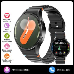 New Galaxy Watch 7 Smart Watch 44mm Men Bluetooth Call Health Monitor Fitness Sport Blood Oxygen Men Smartwatch Android IOS