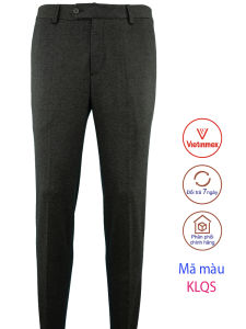 Quần tây nam dáng trẻ mã hàng KLQS thương hiệu Vietinmex chất liệu vải co giãn size từ 29 đến 36