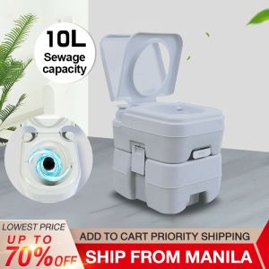 SAINTVILLA Mobile Toilet & Neutral Urinal for Pregnant Women & Elderly Outdoor Multifunctional Portable Toilet with Privacy Tent & Carrying Case