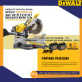 DEWALT DHS780T2-GB 54V XR FLEXVOLT MITRE SAW | MESIN PEMOTONG KAYU TANPA WAYAR. 
