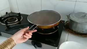 Nắp đậy chảo bằng lưới inox Vuadienmay