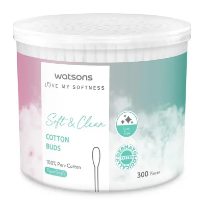 WATSONS Paper Shafts Cotton Buds 300S