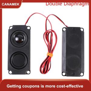 【CANAMEK】 1 cặp loa di động âm thanh loa TV 10045 8Ohm 5W màng chắn đơn đôi
