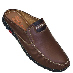 Dép Bít Mũi Nam SAMTA Da Bò Thật Cao Cấp GSB2076