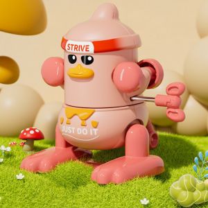 Đồ Chơi Vịt Nhào Lộn Vặn Cót – Vịt Vàng Mini Dễ Thương Mới Nhất 2025