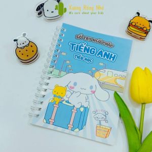 Takenote tiếng anh tiểu học Sổ tay ngữ pháp Tiếng anh khổ giấy A5 A6 dành cho bé từ lớp 2