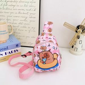 Kuromi Kids Bag Boy Girls cute bag kanak-kanak dada beg kartun Sanrio bahu crossbody