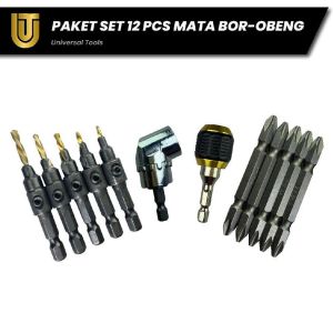 Mata Bor Obeng Paket Set 12 Pcs