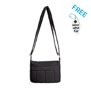 Hieve Frame – Tas Selempang Wanita Puff Hitam | Slingbag Stylish