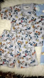 Baju Tidur piyama anak laki-laki dan perempuan Baju Pendek - celana Pendek