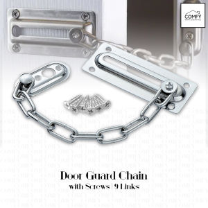 Metal Alloy Steel Door Guard Security Bolt Latch Lock Home Window Cadena De Puerta With Screws