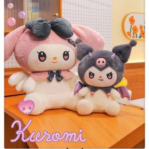 Cute Kuromi plushie cinnamoroll plush angel Melody toy doll kid birthday gift