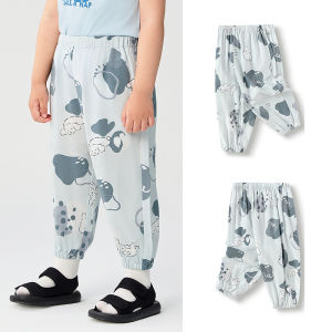 balabala Children Pants For Boy And Girl Summer Antimosquito Pants Little Kids Summer Breathable Outdoor Casual Pants