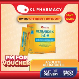 [KL PHAACY] ASOLUTE / ABSOLUTE ULTRAbiotic 50 Billion CFUs 30s / 2x 30’s