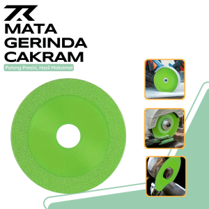 Mata Gerinda Cakram Pemotong Kaca Glass Cutting Disk 100mm untuk Hasil Potongan Kaca yang Presisi