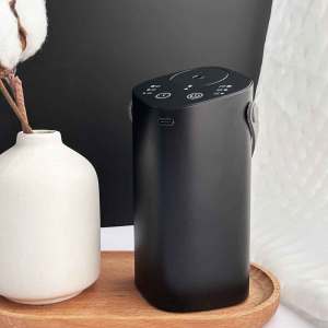 Wayismell Waterless Essential Oil Diffuser Home Car Scent Diffusers by Aluminium Alloy Rechargeable Intelligent Aromatherapy Air Purifier Suit for Office Gift