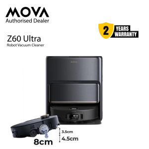 MOVA Z60 Ultra Roller Robot Vacuum Cleaner | Roller Mopping | 8cm Obstacle Climb | 28000Pa Suction Power