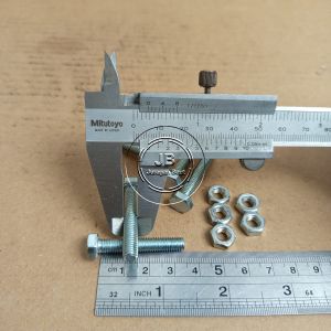 10 BUAH BAUT M6X35 MUR KUNCI 10 M6 X 35 PANJANG 35CM 35 CM PITCH DRAT 1.0 UKURAN BAUD 10 PUTIH BMP 6X35 6 X 35 BAHAN GALVANIZ GALPANIS GALVANIS DIAMETER DRAT 6MM 35MM 35 MM SKRUP SEKRUP