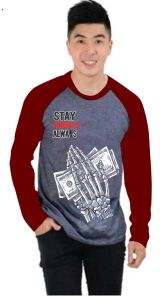 KAOS RAGLAN PRIA SABLON TANGAN DOLLAR M81 \ KAOS RAGLAN PRIA LENGAN panjang ATASAN PRIA / KAOS MURAH / KAOS DISTRO / KAOS SIMPLE / T-SHIRT PRIA