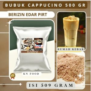 Bubuk Minuman Rasa Cappucino Bubble drink Powder drink 500gram