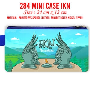 IKN Ibu Kota Nusantara Dompet Landmark Souvenir Oleh Oleh Mini Wallet Negara Dompet Panjang Pouch Mouse Pad Kalimantan Timur