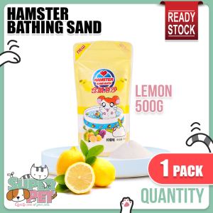 Hamster Bathing Sand 500g Hamster Bath Natural Hamster Sand Anti-bacterial Deodorant Bath Sand For Hamsters 仓鼠浴砂/沐浴砂